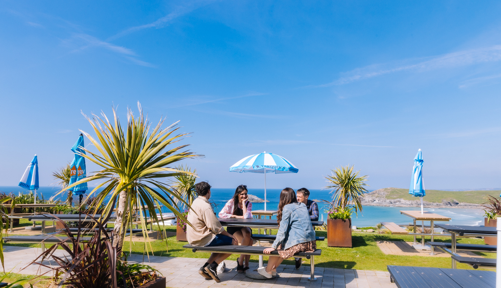Outside terrace area at the Bowgie pub